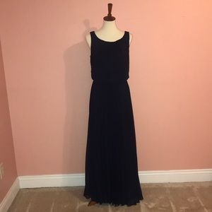 Navy blue maxi dress